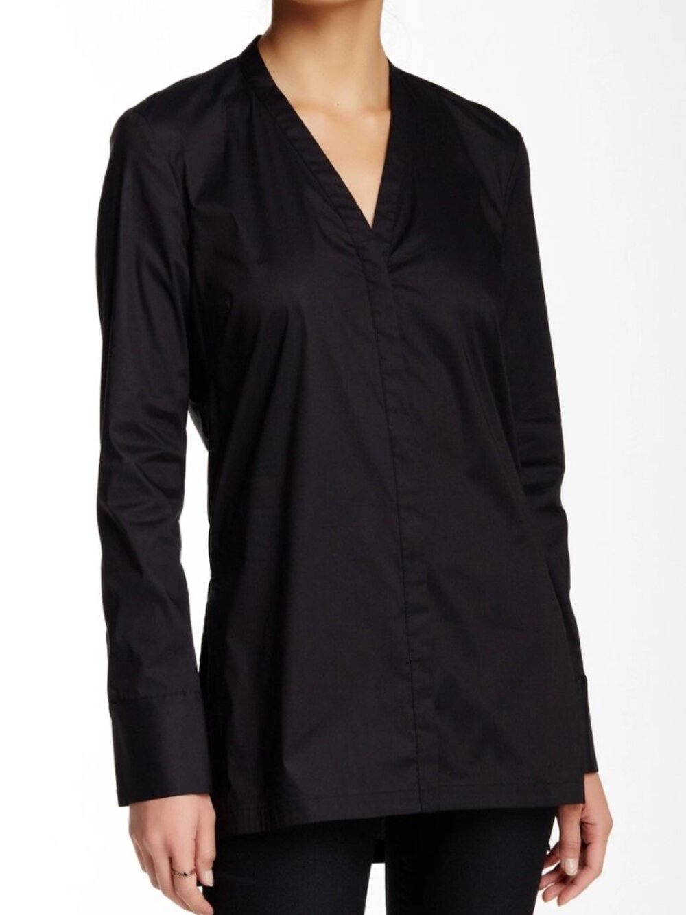 Helmut Lang | Guild Shirting Top in Black